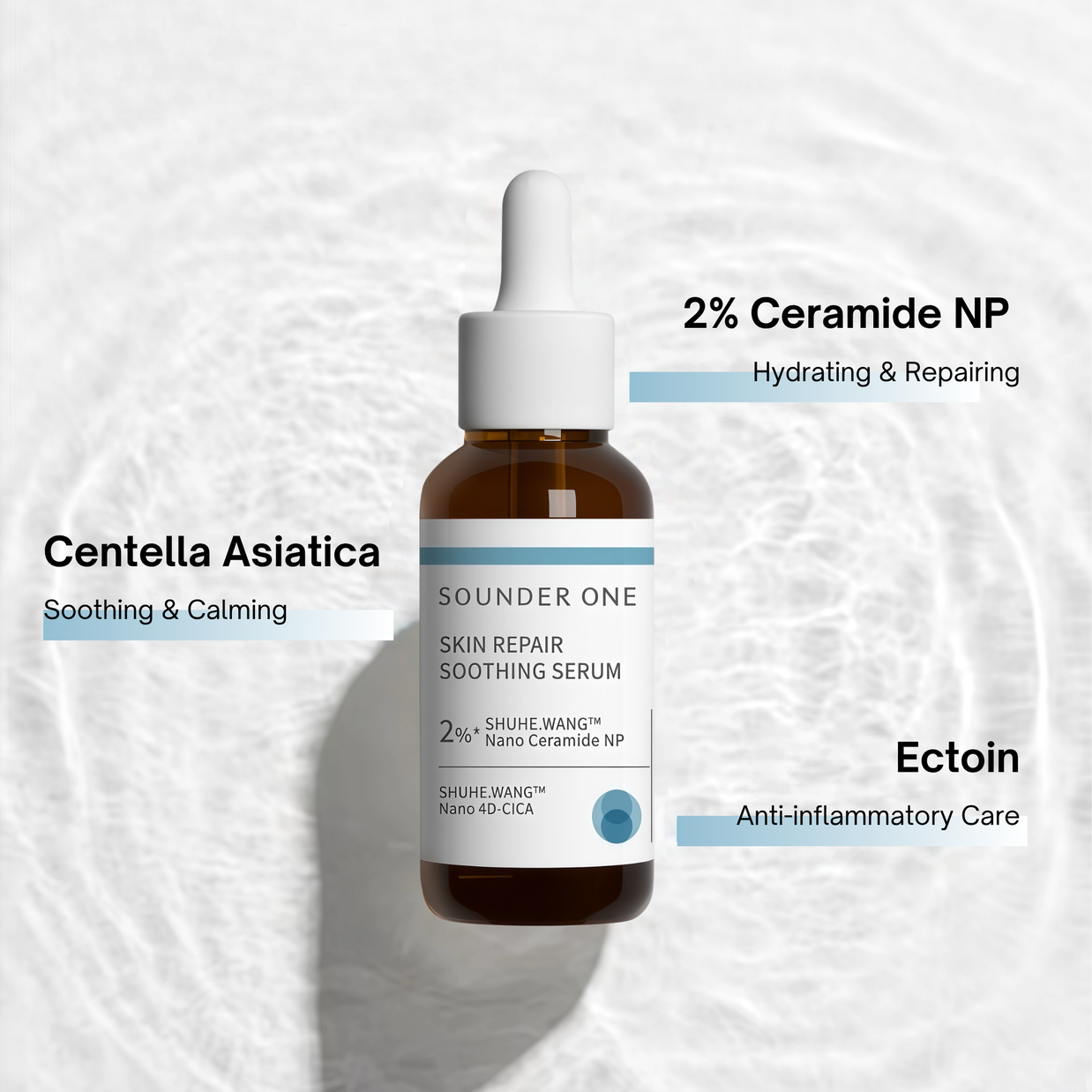 key ingredients of Sounder One Skin Repair Soothing Serum