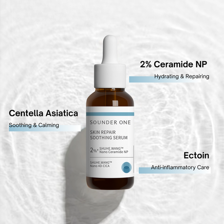 key ingredients of Sounder One Skin Repair Soothing Serum