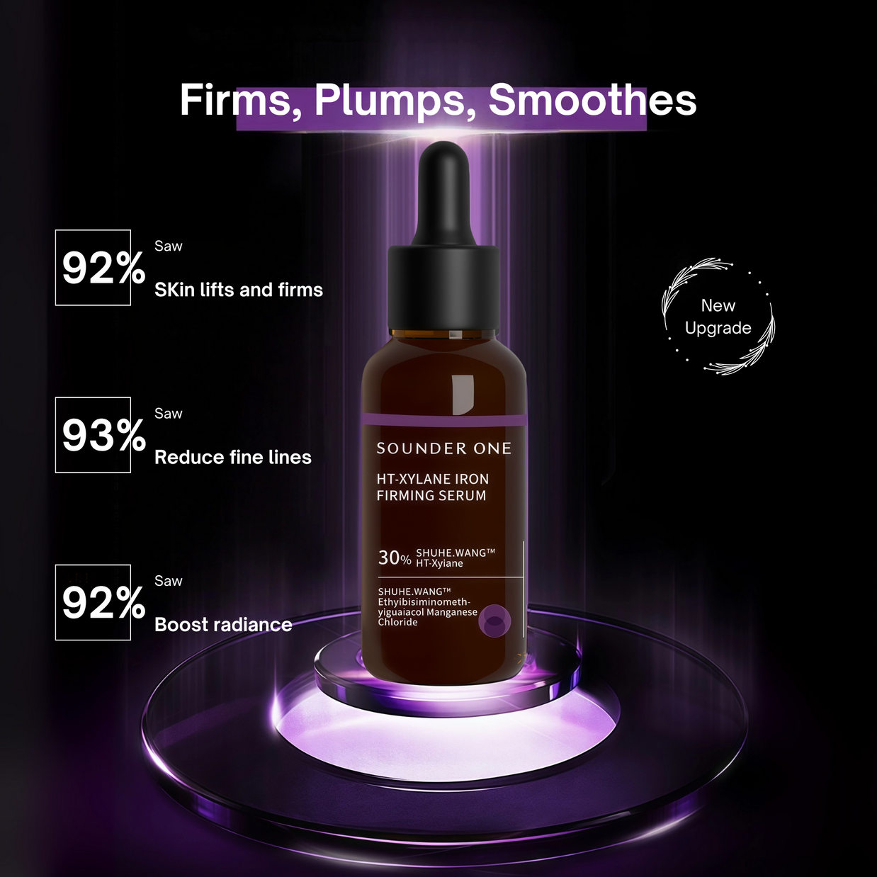 Product use results of Sounder One HT-XYLANE Iron Firming Serum